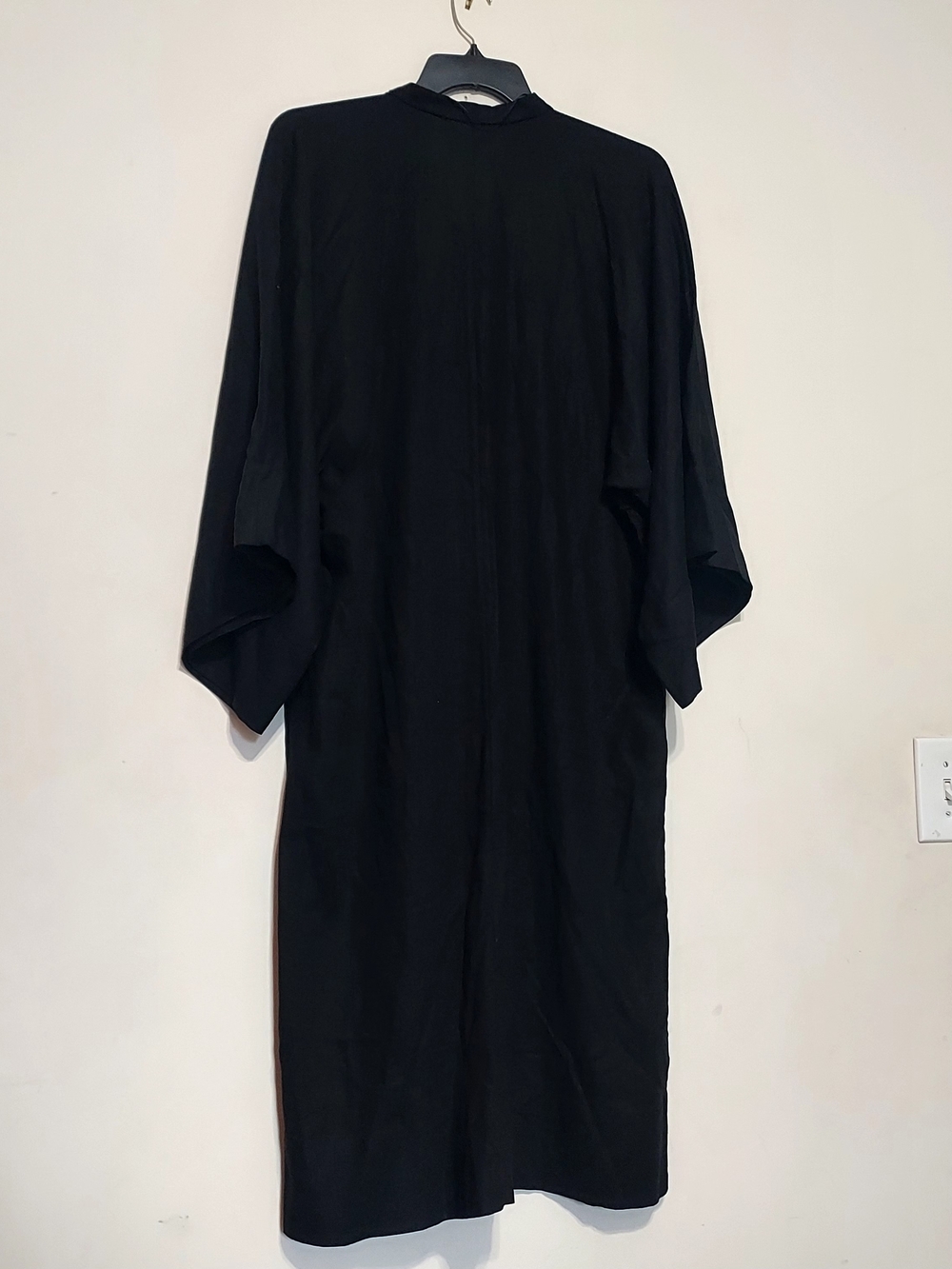 Zara Zw Collec Linen Frog Button Midi Caftan Tunic Voluminous Sleeves Dress - Picture 11 of 11